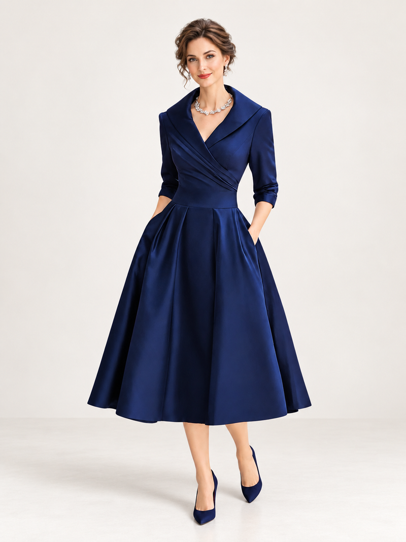 Penelope | Elegant A-formet midikjole