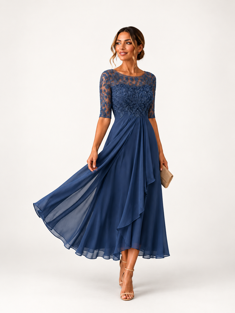 Rhonda | Elegant blondekjole