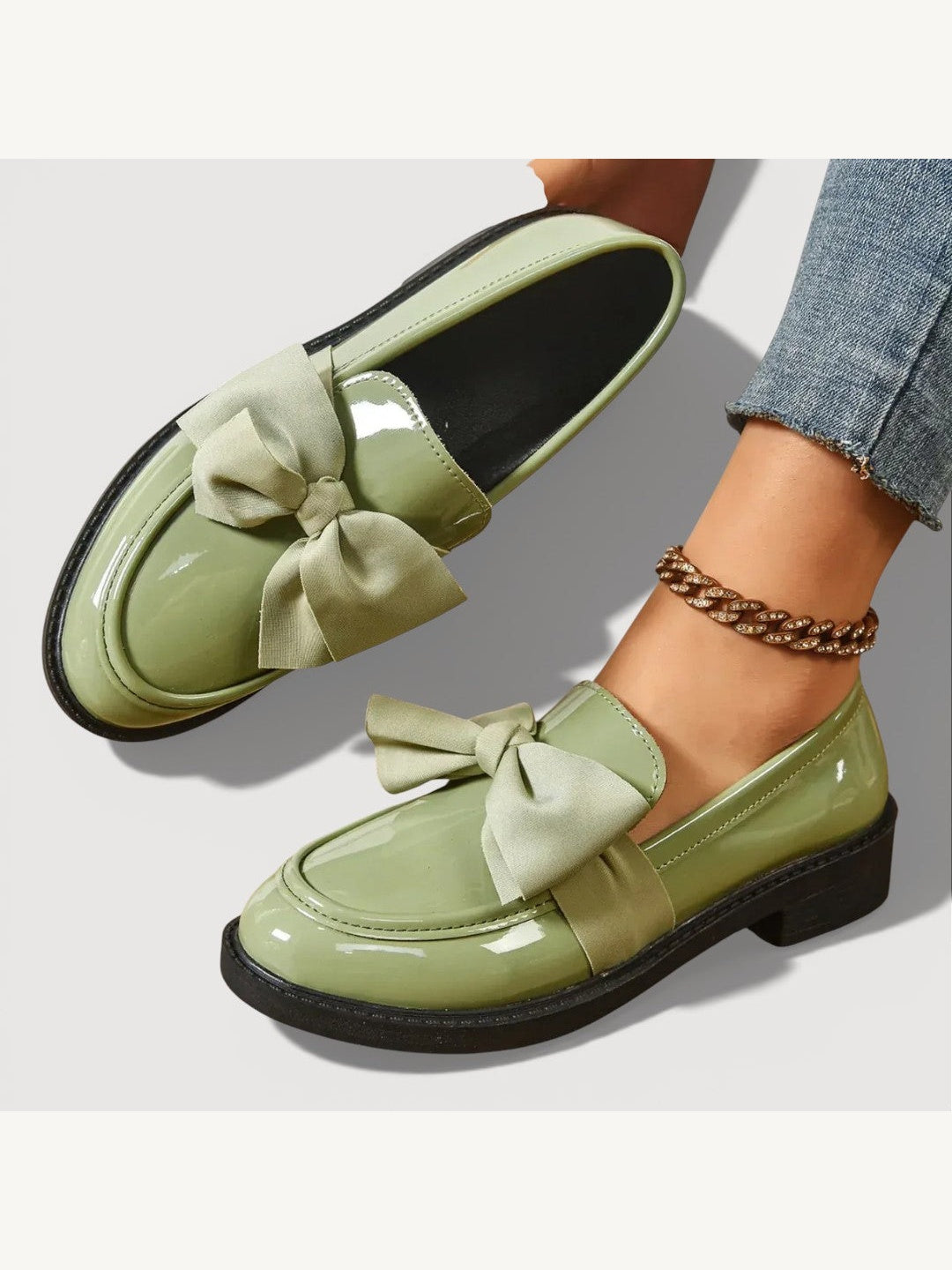 MAERYL – LOAFERS MED SLØJFE
