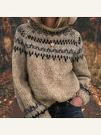 Jessica | Nordisk sweater i kabelstrik