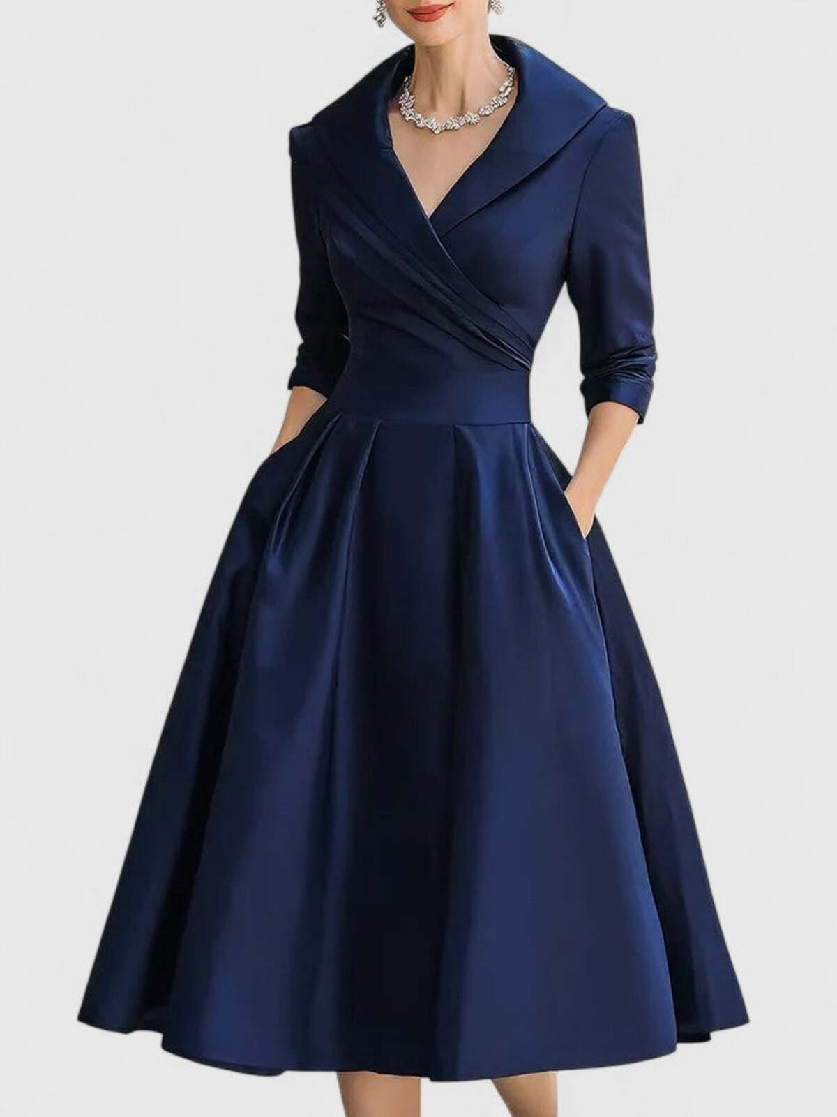 Penelope | Elegant A-formet midikjole