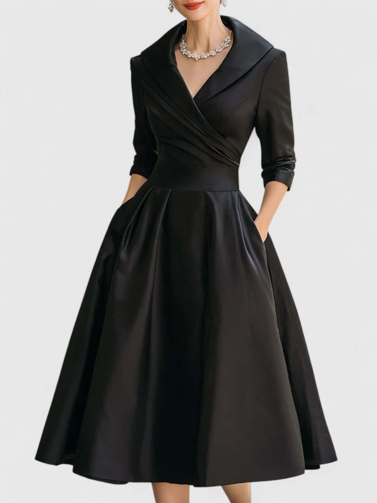 Penelope | Elegant A-formet midikjole