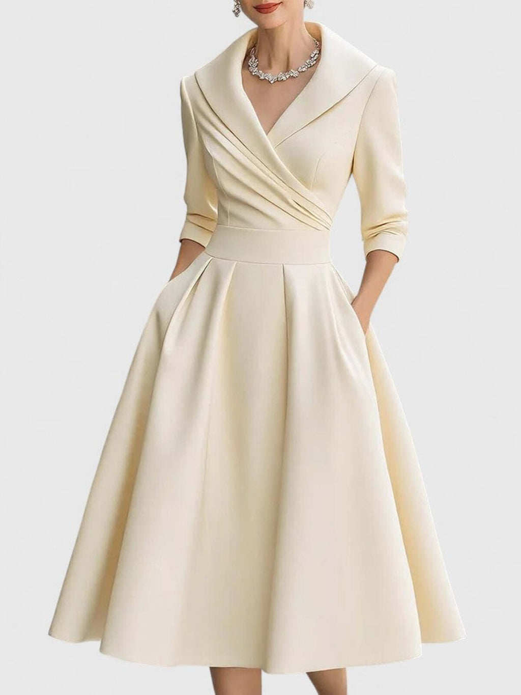 Penelope | Elegant A-formet midikjole